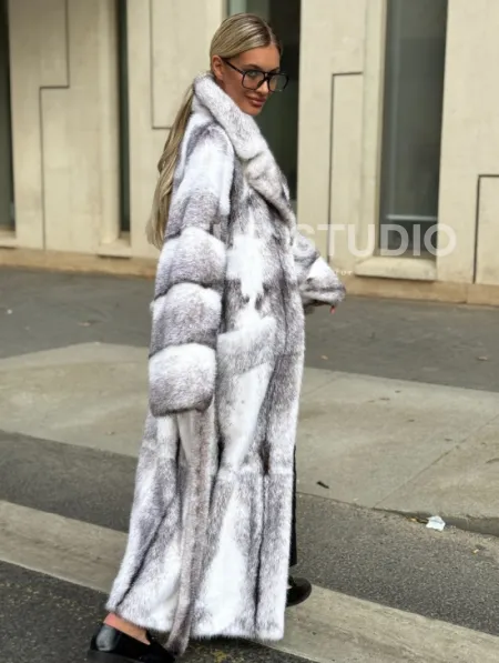 Норковая шуба - крестовка - фото 2