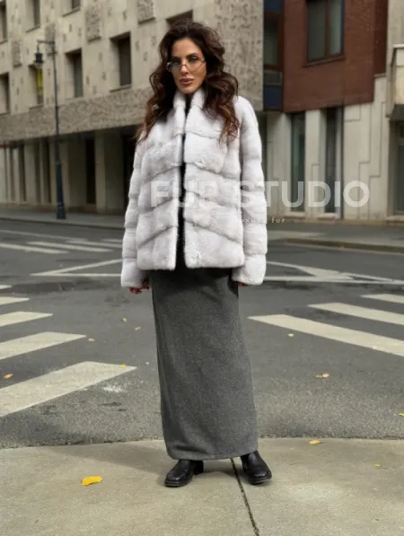 Шуба норковая - короткий жакет - фото 11