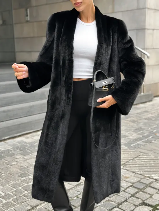 Модная шуба из меха норки Saga furs - фото 2