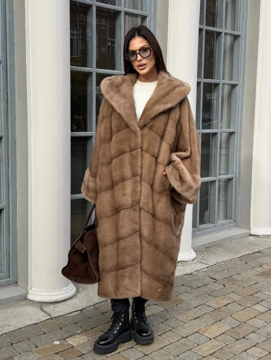 Норковая шуба из аукционной норки -  style 