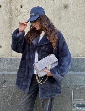 Короткая норковая шуба - автоледи - фото 9