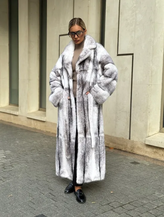 Норковая шуба - крестовка - фото 8