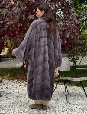 Норковая шуба оверсайз - фото 6