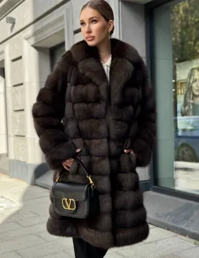 Шуба из соболиного меха - фото 6