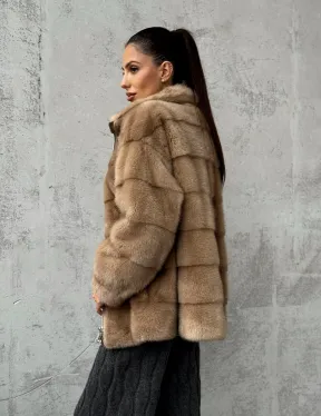 Норковая куртка - фото 12