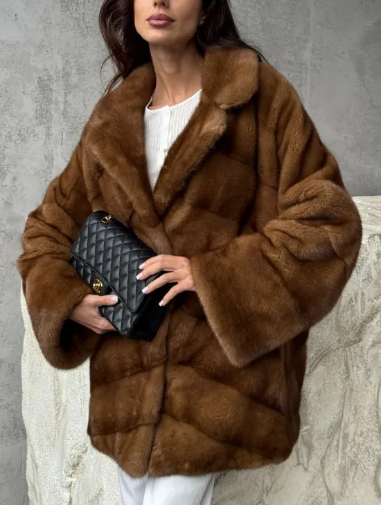 Полушубок норковый - автоледи - фото 2