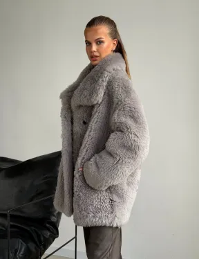 Полушубок из овчины - фото 11