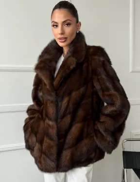 Автоледи - шуба из соболиной норки - фото 0