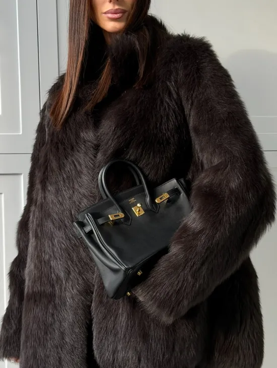 Женская дубленка из тосканы - фото 2